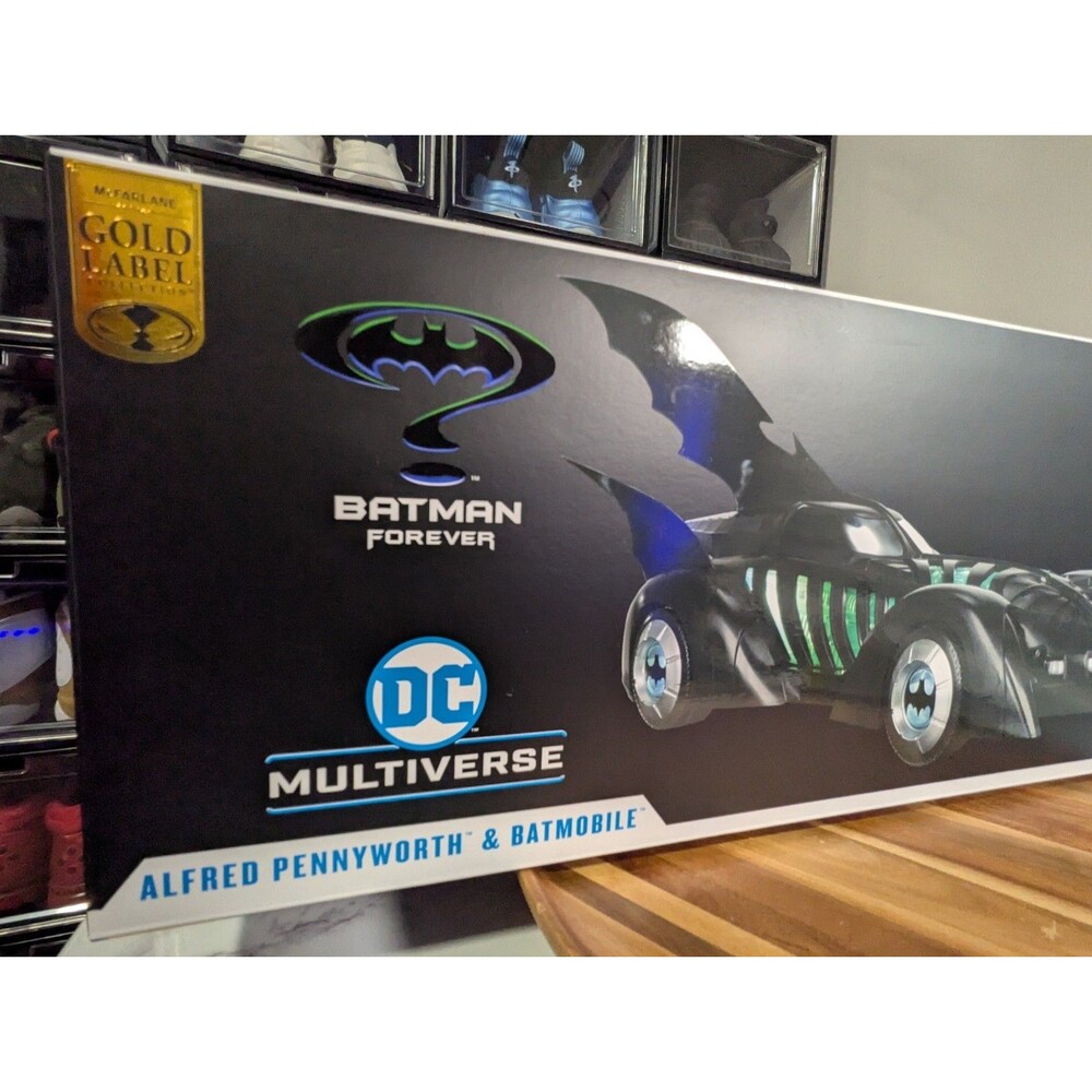 Kenner Batman Forever Batmobile & Alfred Pennyworth Figure 1995 Vintage DC - Picture 14 of 16